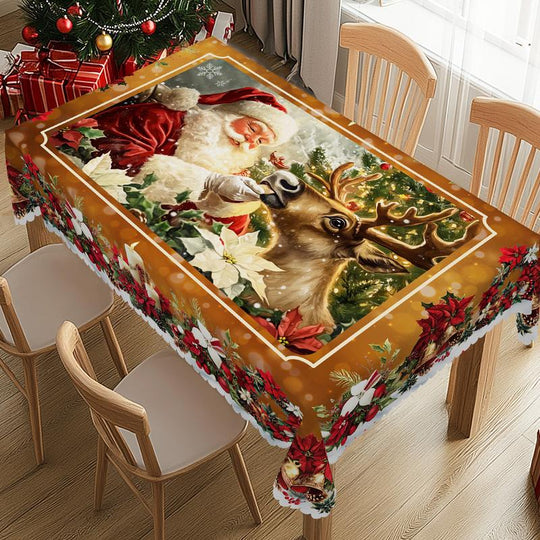 💥DERNIER JOUR DE VENTE -50%⏰50 000+ VENDUS ! ✨Nappe de Noël