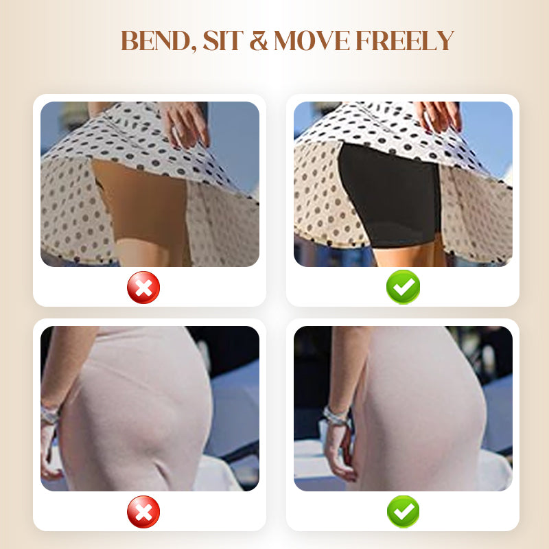 🔥Women's High-Waisted Ice Silk Tummy Control and Butt Lift Underwear