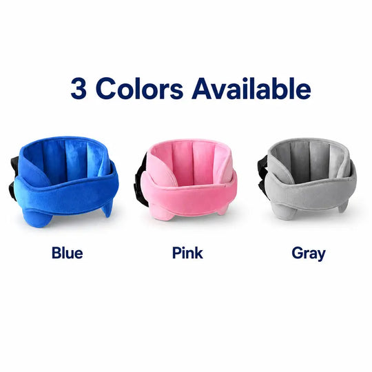 📢📢50% OFF !! ⏰Kids Car Seat Head Support Strap, Soft Plush Adjustable Nap Support Band with Padded Side Cushions