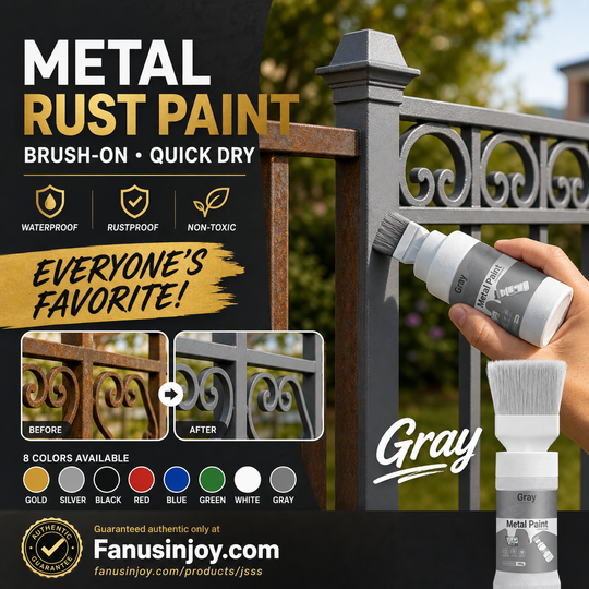 🥳2026 HOT SALE🥳💞50K+ SOLD!🖌️✨ 30% OFF! Water‑Based Metallic Silver Paint with Built‑in Brush – No extra brush needed. Covers scratches & stains in one simple spray. DIY home refresh! 🏠🎨