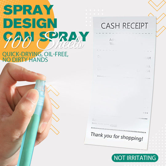 🔥New Hot Selling🔥Thermal Sensitive Paper Spray（The more you buy, the higher the discount）