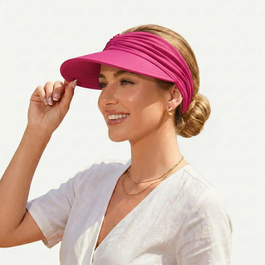 💕UPF 50+ Sun Visor Ponytail Hat