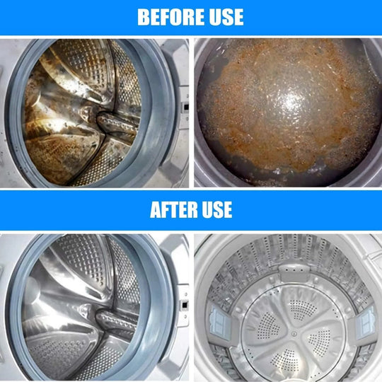🧼Washing Machine Deep Cleaner Tablets – Eliminates 99% Germs, Removes Odors & Prevents Mold 🧽