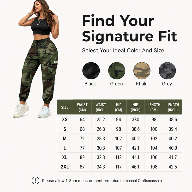 Women's Cargo Pants Lightweight Outdoor Joggers