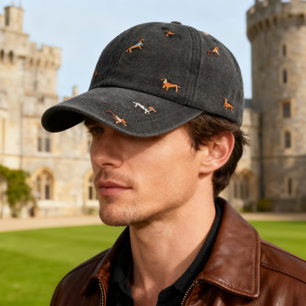 🧢 LIMITED-TIME 30% OFF! Retro Washed Cotton "Dachshund" Cap – Minimalist Multi-Embroidery Dad Hat