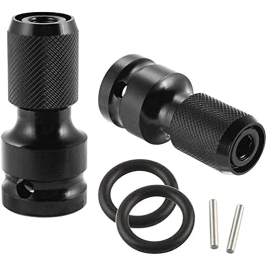 📢📢50% OFF !! ⏰ 1/4" Hex Shank Socket Converter – 1/2" to 1/4", Quick Release ⚙️