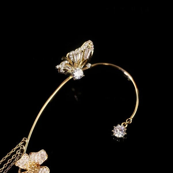 💕Especial de San Valentín – 50% de descuento💕Clips de oreja sencillos con motivos de mariposas y flores &  borlas – elegantes &  Cómodo, no requiere perforación. 🌸🦋