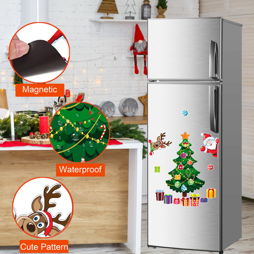 🎁Christmas Sale 50% Off🎅 Christmas Themed Magnetic Sticker🎄Fun, Festive & Family-Friendly!