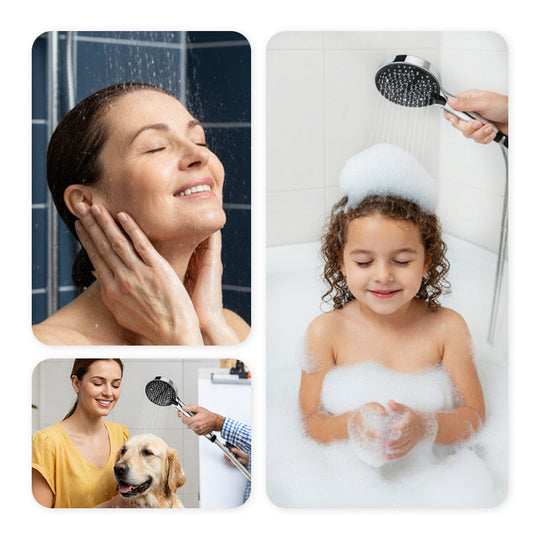 💐50 % RABATT! Justerbart dusjhode med høyt trykk – forfriskende 360° dusjing 💧🚿【Begrenset tilbud】