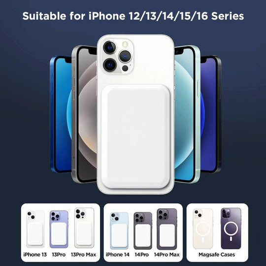 🔋 50% OFF NOW! ⚡ Fast Charge Portable Wireless Magnetic Power Bank – 15W Fast Charging, Strong Magnetic Adsorption & High Capacity 📱