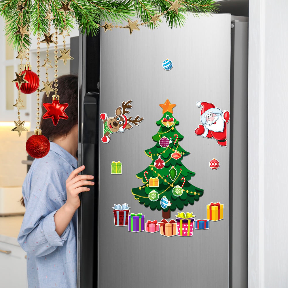 🎁Christmas Sale 50% Off🎅 Christmas Themed Magnetic Sticker🎄Fun, Festive & Family-Friendly!