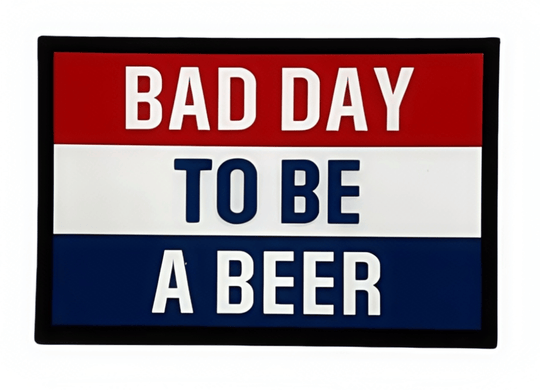 “ BAD DAY TO BE A BEER ” COWBOY HAT【RED, WHITE & BLUE】