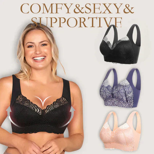 🔥👙LAST DAY -Buy 2 Get 1 Free(3 PCS) 🔥| Ultimate Lift Stretch Full Shape Seamless Lace Bra