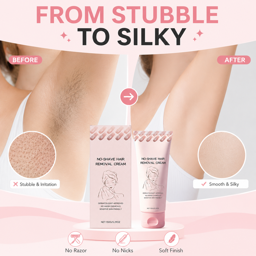 ⏰ SUMMER FLASH SALE – 50% OFF ☀️ Get Baby-Smooth Skin Instantly! Nourishing Depilatory Cream That Gently Removes Hair & Refines Texture. Stock Up Now! 🧴💖