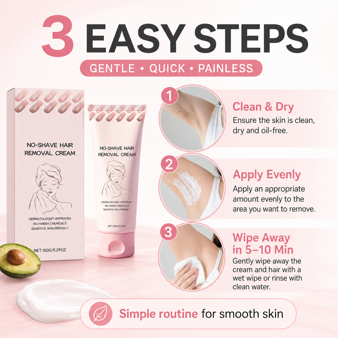 ⏰ SUMMER FLASH SALE – 50% OFF ☀️ Get Baby-Smooth Skin Instantly! Nourishing Depilatory Cream That Gently Removes Hair & Refines Texture. Stock Up Now! 🧴💖