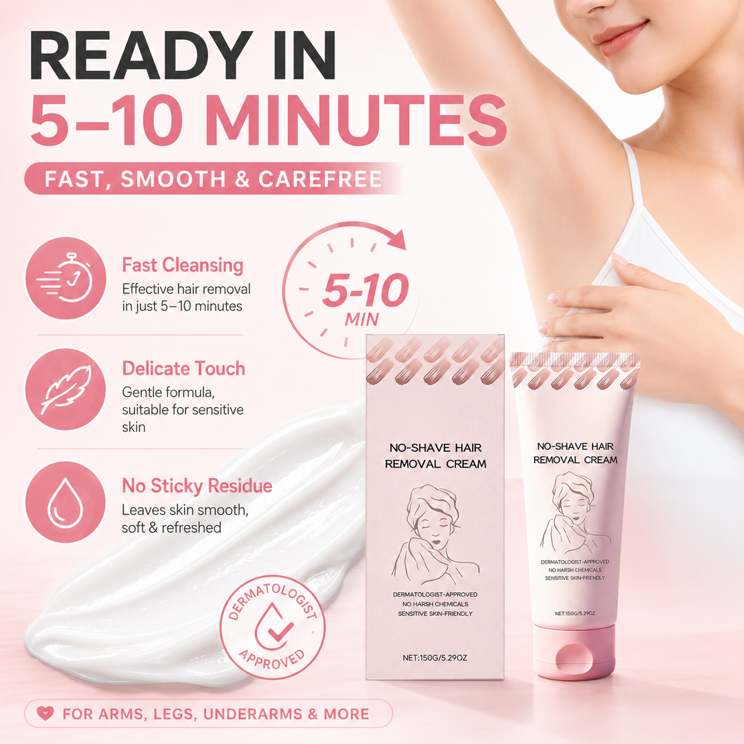 ⏰ SUMMER FLASH SALE – 50% OFF ☀️ Get Baby-Smooth Skin Instantly! Nourishing Depilatory Cream That Gently Removes Hair & Refines Texture. Stock Up Now! 🧴💖