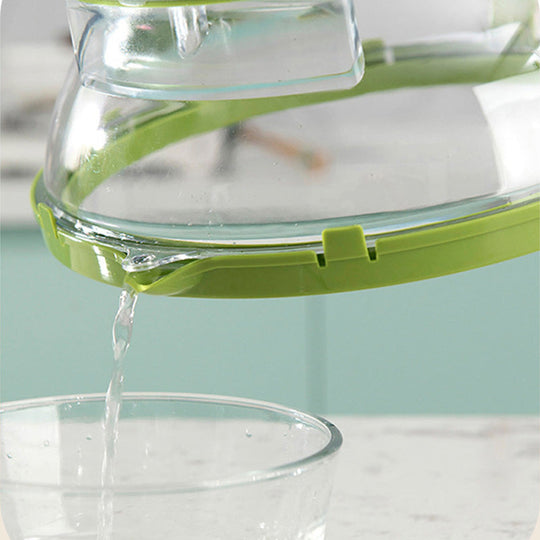 Cubierta transparente para salpicaduras de microondas con vaporizador de agua y asa
