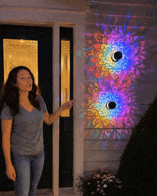 💡💓Surprise Price🔥Solar-Powered Mandala Projector Light🎁🏠