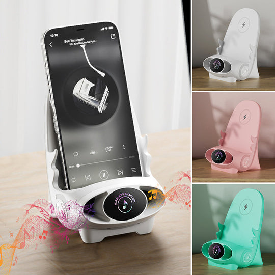 🪑 ¡50% DE DESCUENTO AHORA! 📱 Minisoporte para teléfono con cargador inalámbrico para silla: carga rápida de 15 W y ángulos de visión ajustables para escritorio, coche y hogar. ⚡✨