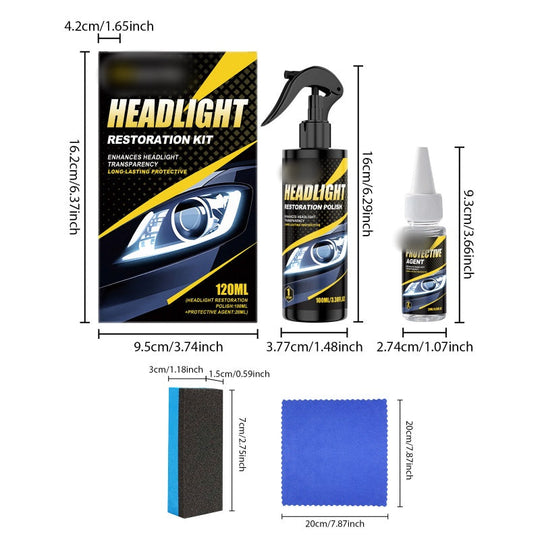 🚗Hot sale -30% OFF🚗 Professional Headlight Polish and Sealant Kit