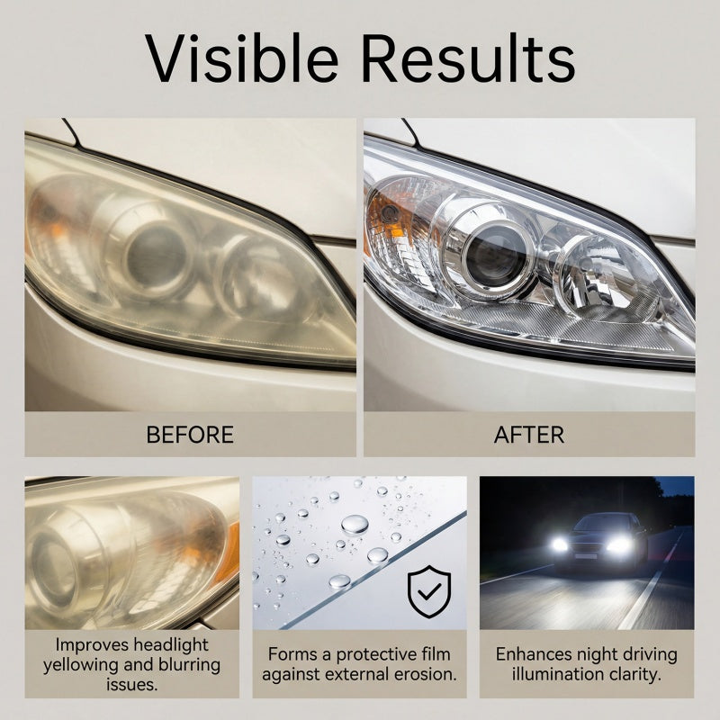 🚗Hot sale -30% OFF🚗 Professional Headlight Polish and Sealant Kit