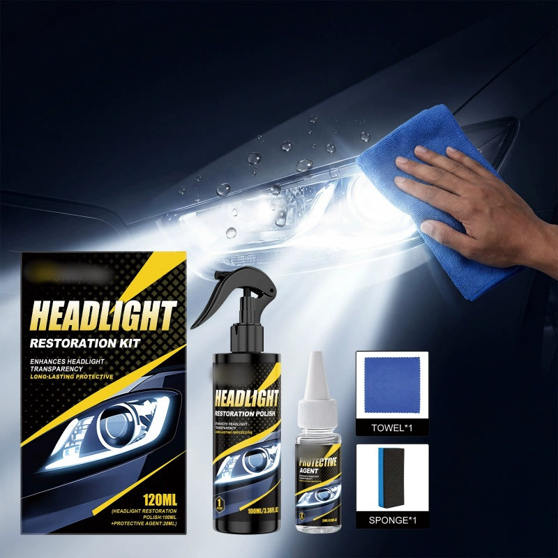 🚗Hot sale -30% OFF🚗 Professional Headlight Polish and Sealant Kit