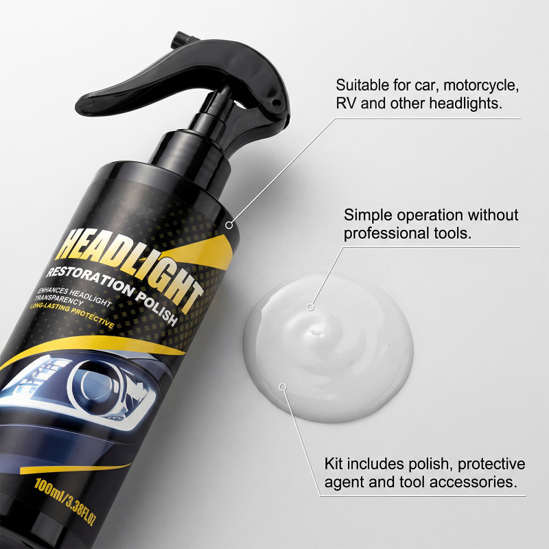 🚗Hot sale -30% OFF🚗 Professional Headlight Polish and Sealant Kit