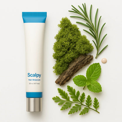 Il cuoio capelluto stimola la crescita dei capelli