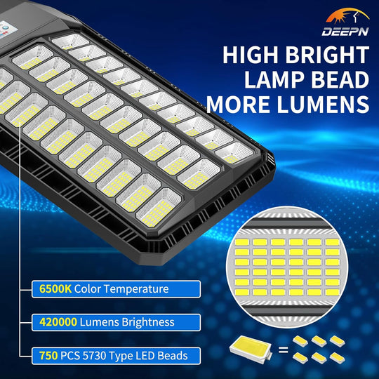 ☀️ 50% OFF！Solar LED Street Light – Ultra Bright Outdoor Security Light