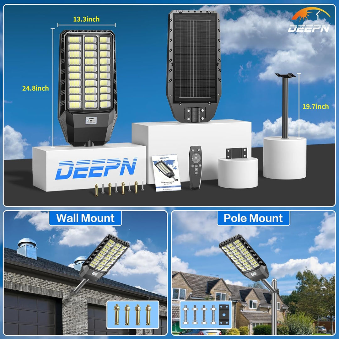 🔥LIMTIED-TIME 50% OFF!🔥Buy 2 Get Free Shipping！💥☀️Ultra Bright Solar Led Street Light System..