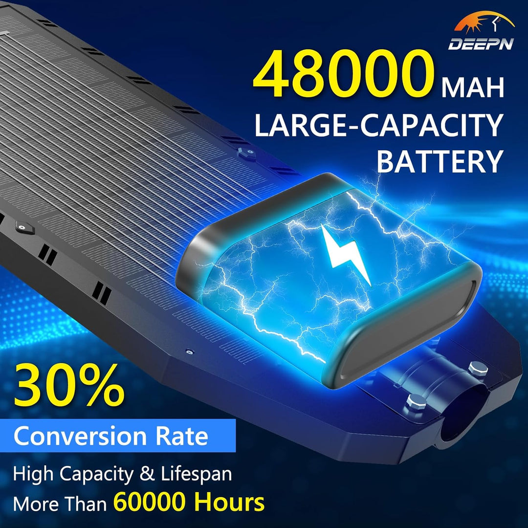 ☀️ 50% OFF！Solar LED Street Light – Ultra Bright Outdoor Security Light
