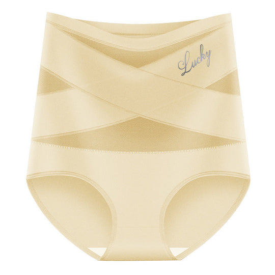🌸Last Day-Buy 1 Get 3 Packs✨Plus-Size High-Waist Cross Tummy Control Panties
