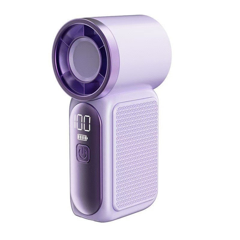 🌬️ LIMITED-TIME 49% OFF! ✨ Turbo Handheld Fan – LED Display, 6 Speeds, 3000mAh 🔋