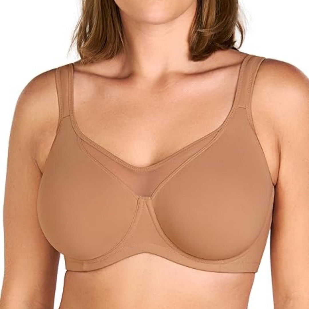⏳💐Hot Sale Only £7.99!!!🖤Women's Elegant Sheer Full Coverage Non-padded Plus Size Bra