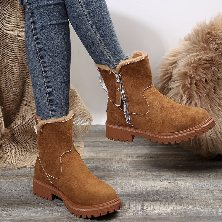 Botas de nieve de invierno de polar para mujer📢📢Venta flash⚡¡Termina en 3 horas!⏰⏰