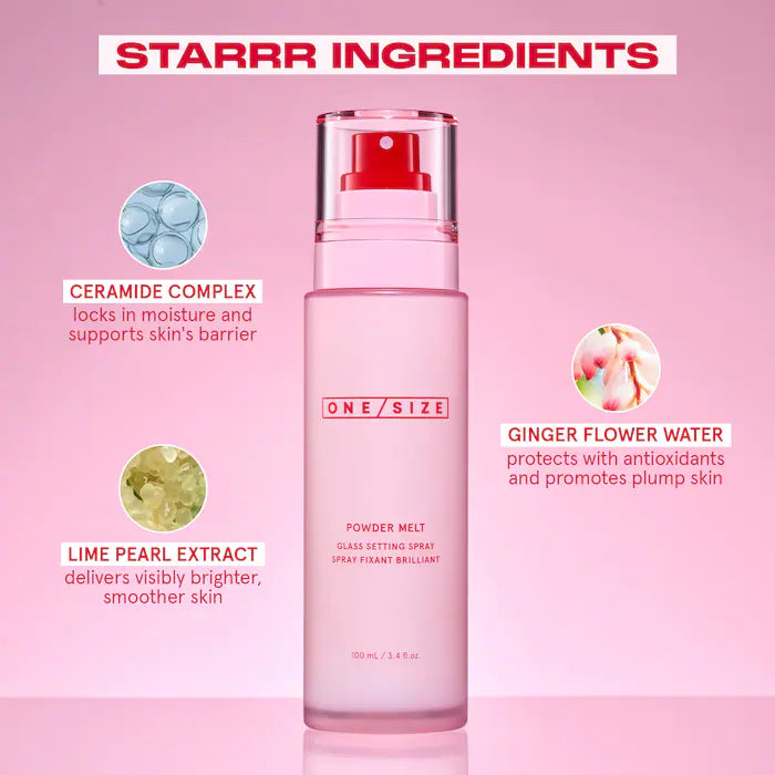 ONE SIZE by Patrick Starrr Powder Melt Glass Setting Spray 100ml