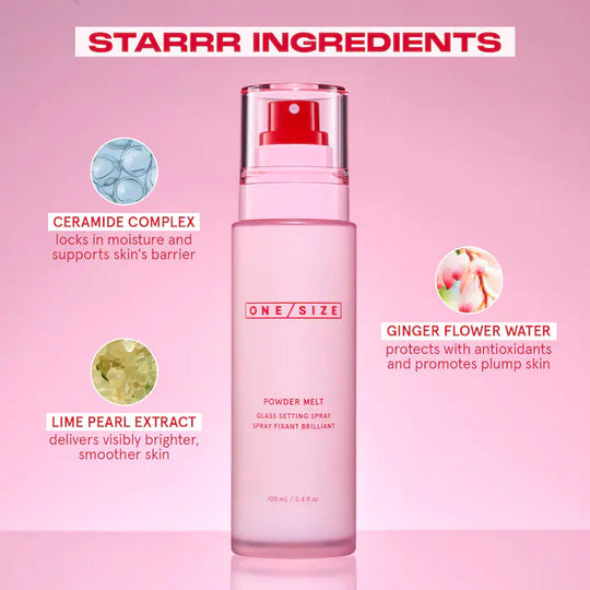 ONE SIZE by Patrick Starrr Powder Melt Glass Setting Spray 100ml