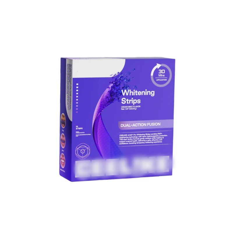 🦷Purple Teeth Whitening Strips - 7/21 Whitening Sessions - Safe for Enamel - Non Sensitive Teeth Whitening - Peroxide-Free