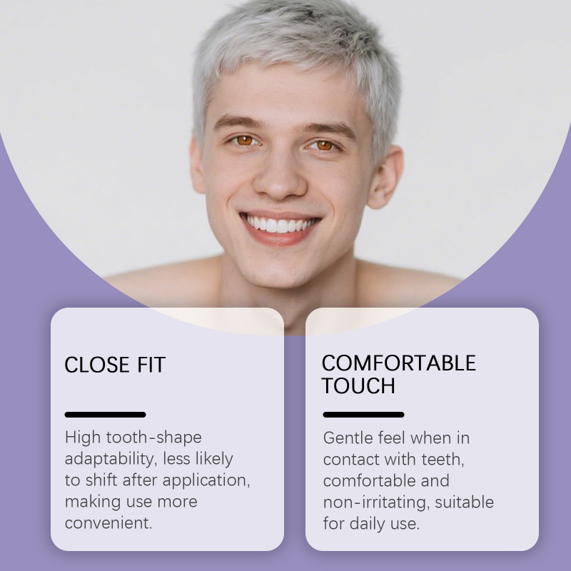 🦷Purple Teeth Whitening Strips - 7/21 Whitening Sessions - Safe for Enamel - Non Sensitive Teeth Whitening - Peroxide-Free