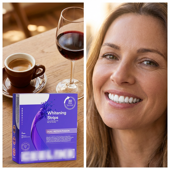 🦷Purple Teeth Whitening Strips - 7/21 Whitening Sessions - Safe for Enamel - Non Sensitive Teeth Whitening - Peroxide-Free