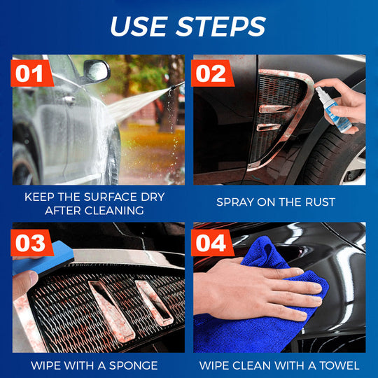 🌸NEW HOT SALE✨🎉 Limited-Time Sale! 🎉 🔥Multi Purpose Rust Remover Spray