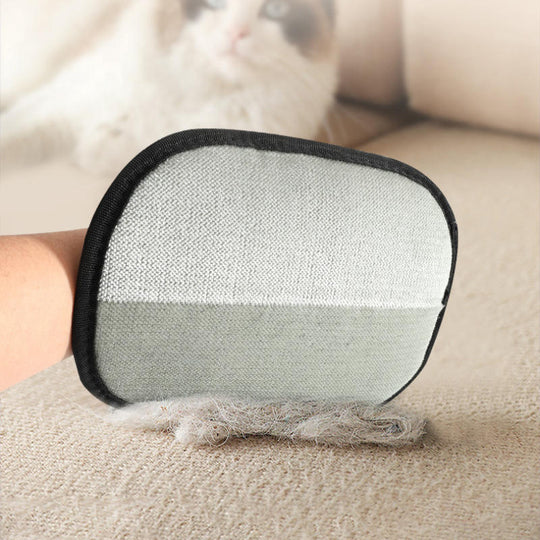 ⚡ 50K+ SOLD! 🎁Reusable Electrostatic Pet Hair Removal Glove - Works on Clothes, Couch, Car & All Fabric Surfaces