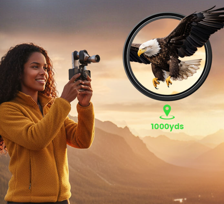 🏆Offer: 50% off🔭  Mini Pocket Monocular with Smartphone Clip