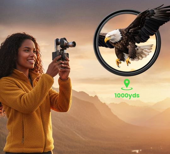 🏆Offer: 50% off🔭  Mini Pocket Monocular with Smartphone Clip