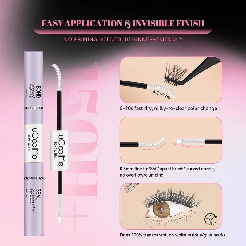 Summer-Proof Waterproof Eyelash Glue | 24H Hold | No Smudge | #1 for Waterparks & Sweat Spring Glow-Up