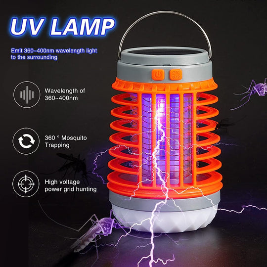 Muggen- en insectenverdelgerlamp voor binnen & Buiten kamperen