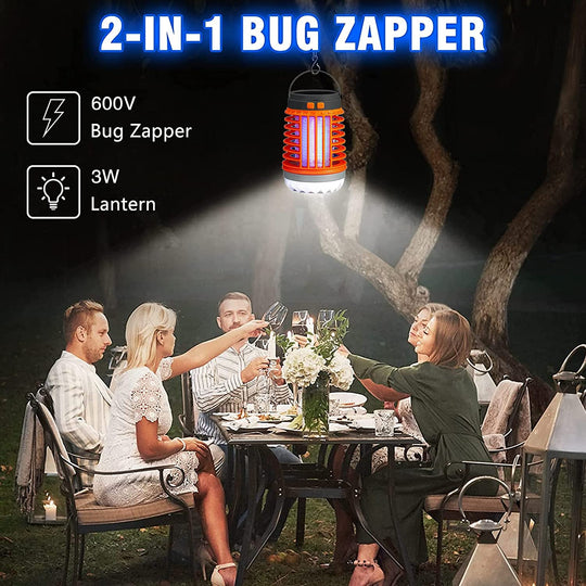 Muggen- en insectenverdelgerlamp voor binnen & Buiten kamperen