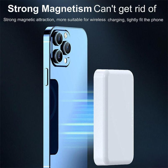 🔋 50% OFF NOW! ⚡ Fast Charge Portable Wireless Magnetic Power Bank – 15W Fast Charging, Strong Magnetic Adsorption & High Capacity 📱
