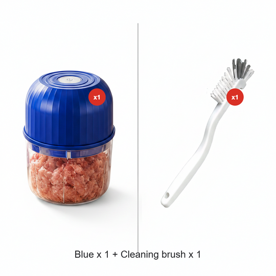 Wireless Efficient Electric Mini Food Chopper🧑‍🍳– Robust Motor, Smart Design & Stainless Steel Blades⏱️🔪