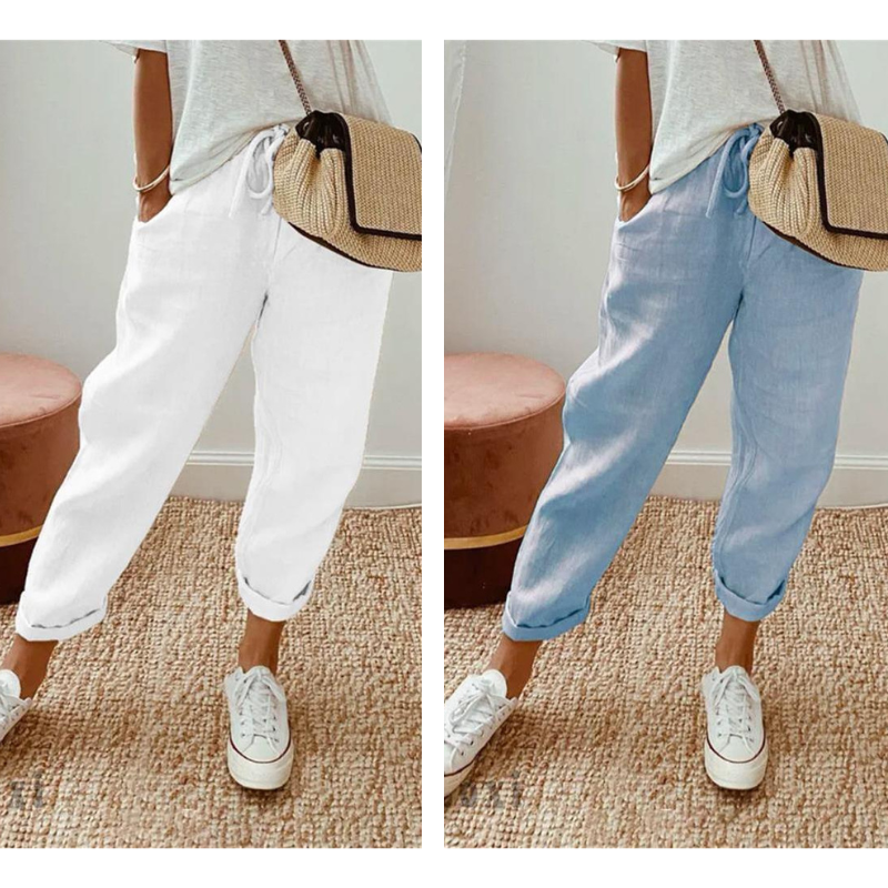 👖 20% OFF NOW ! ⚡ Casual Cotton and Linen Pants for Women – Skin-friendly Breathable, Loose Fit & All-match Daily Wear Design ☁️